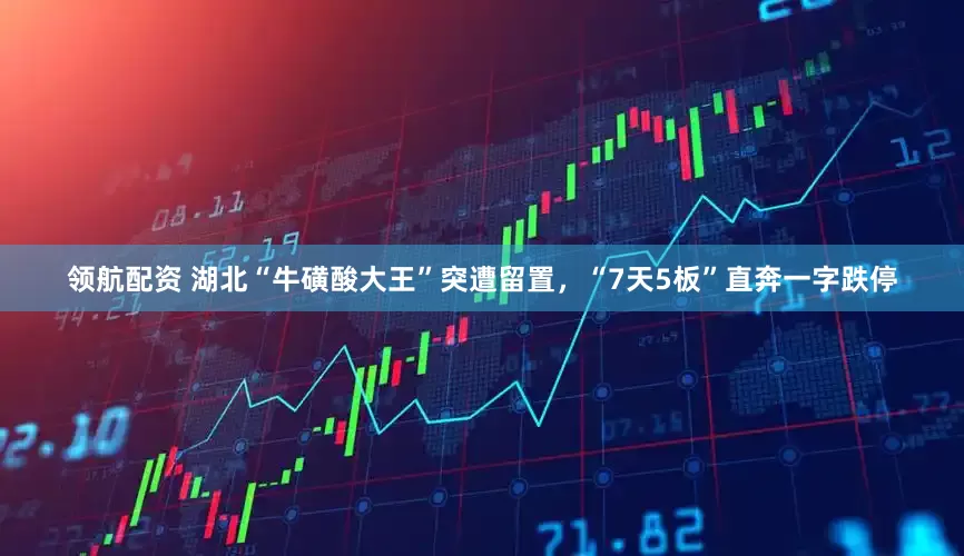 领航配资 湖北“牛磺酸大王”突遭留置，“7天5板”直奔一字跌停